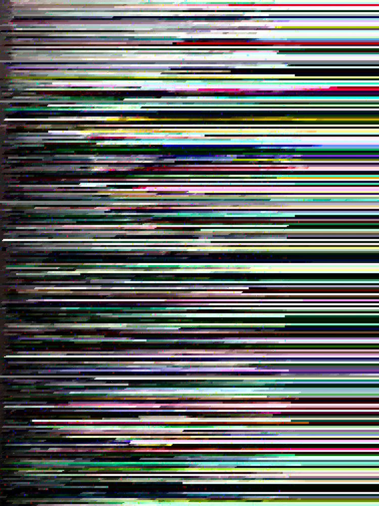 a corrupted file that appears to depict a figure