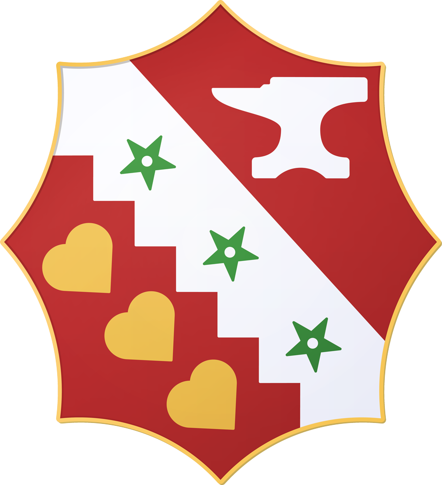 a coat of arms/family crest